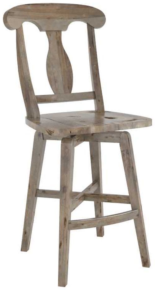Canadel® Champlain Shadow Washed Wood Fixed Stool-0