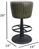 Nest Home Collections Mushroom Black/Green Counter Stool-2