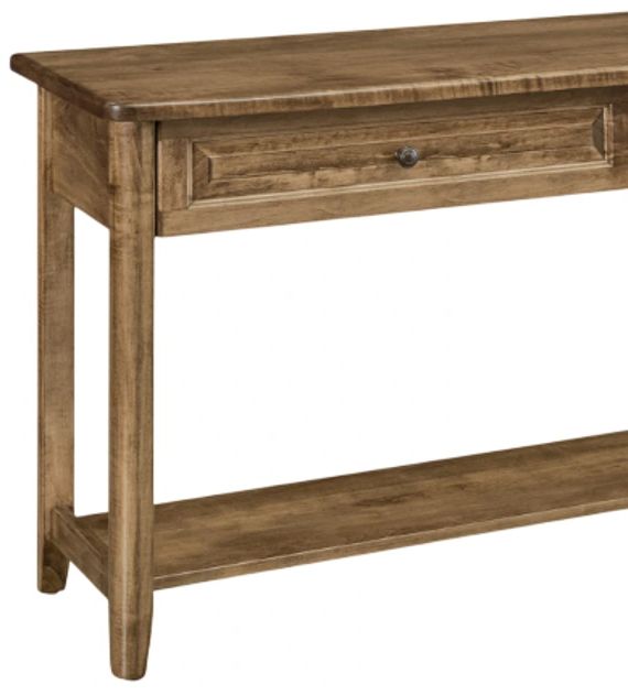 Archbold Furniture Customizable Amish Essentials Carson Maple Sofa Table-1
