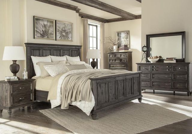 Magnussen Home® Calistoga Weathered Charcoal Queen Panel Headboard-1