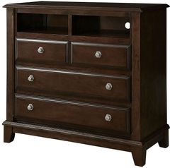 Furniture of America® Litchville  Brown Cherry Media Chest