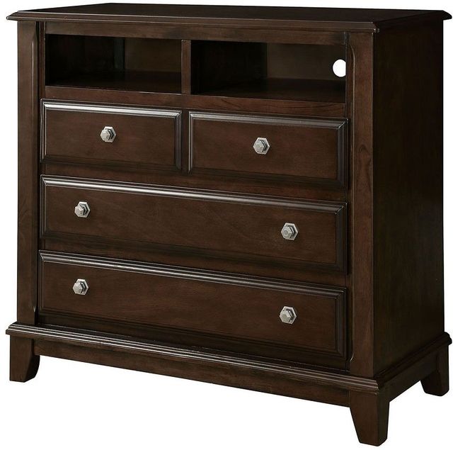 Furniture of America® Litchville  Brown Cherry Media Chest-0