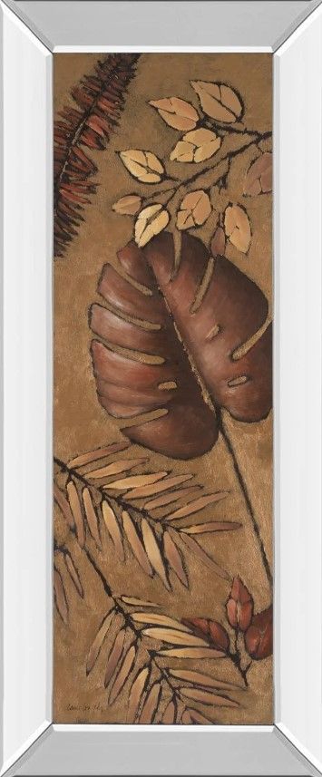 Classy Art Indian Summer IV by Lanie Loreth Mirror Framed Wall Art-0