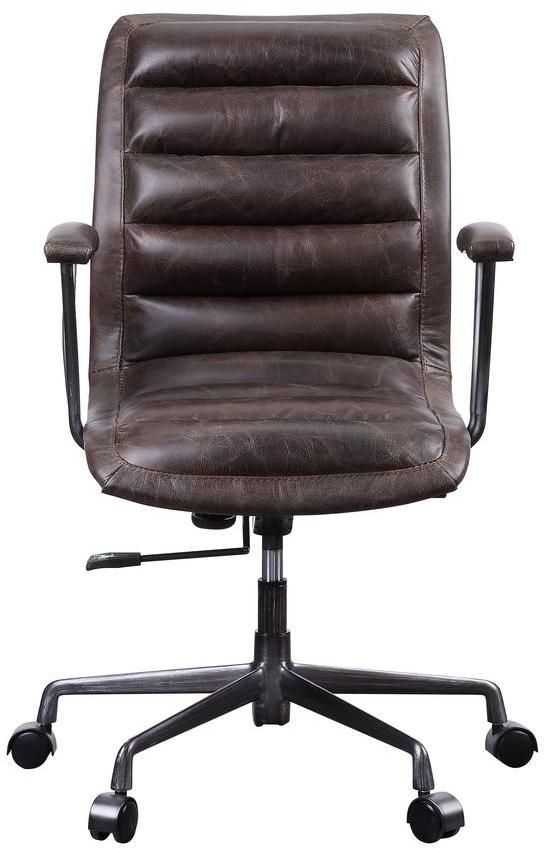 ACME Furniture Zooey Distress Chocolate Office Chair-2