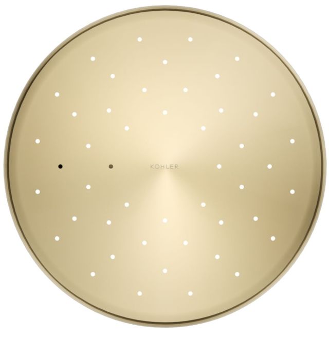 KOHLER® Statement® Vibrant French Gold 2.5 GPM Open Rain Iconic Single-Function Rainhead-4