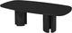 TOV Furniture Zola Black Lacquer Oval Dining Table-5
