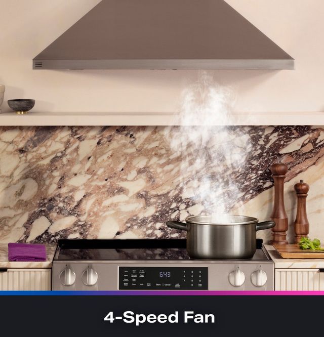 GE Profile™ 36" Stainless Steel Wall Mounted Range Hood with Clean Air Sensors-4