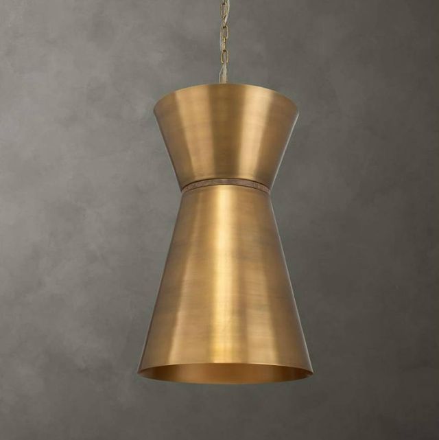 Uttermost® Crocker Antique Brass Pendant-1