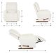 La-Z-Boy® Kells Chestnut Leather Manual Rocking Recliner-2