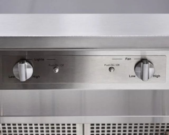 Viking® 3 Series 30" Pure White Chimney Wall Hood with Standard Ventilator-3