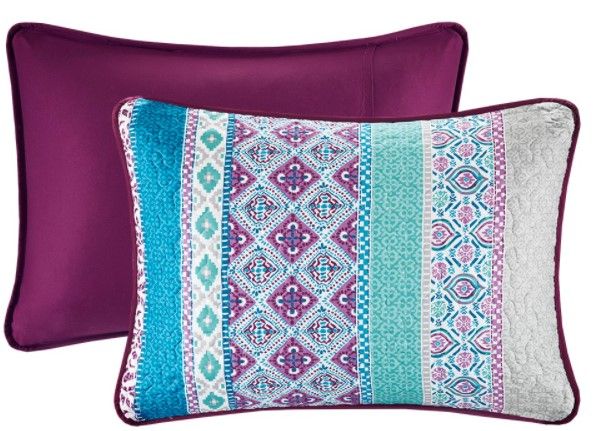 Olliix by Intelligent Design Carly 6 Piece Purple Reversible Daybed Set-2