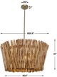 Uttermost® Rhea Brown 4 Light Chandelier-2