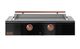 Caliber™ Rockwell Social 48" Gloss Black Built-In Natural Gas Outdoor Griddle with Copper Hardware-0