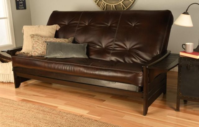 Kodiak Furniture Phoenix Oregon Trail Java/Espresso Queen Futon with Mattress-2