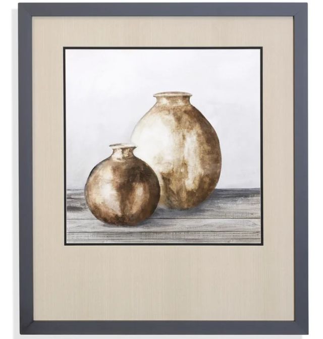 Stylecraft Golden Urns I Gold/Gray/White Wall Art-0