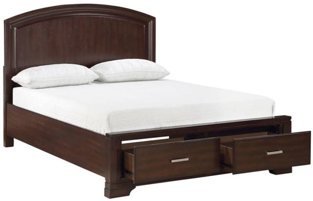 Homelegance® Hudson Cherry Queen Storage Platform Bed-3