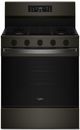 Whirlpool® 30" Black Stainless Steel Freestanding Gas Range with Air Cooking Technology-0