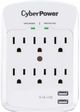 CyberPower P600WU Professional Surge-Protector Wall Tap with 2 USB Ports-0