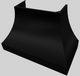 Vent-A-Hood® Designer Series 48" Black Wall Mounted Range Hood-4
