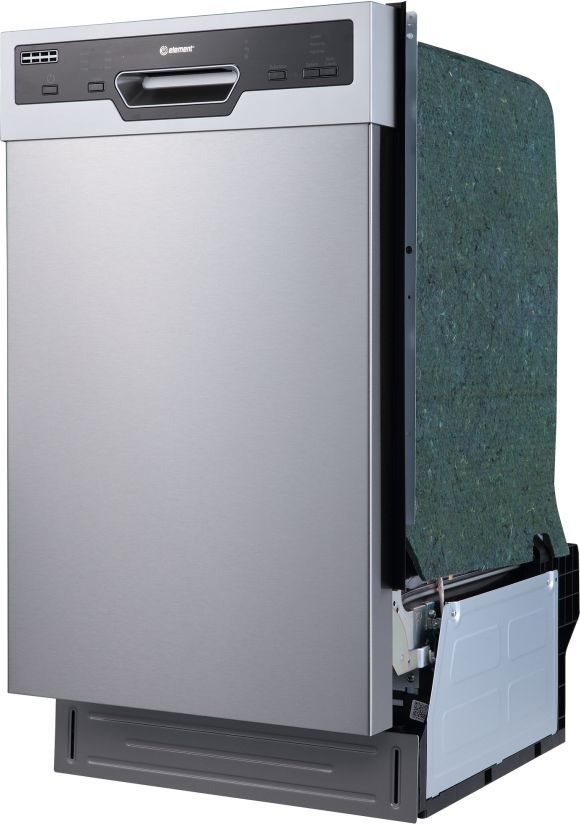 Element® 18" Stainless Steel Front Control Built In Dishwasher -1