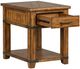 Magnussen Home® Chesterfield Farmhouse Timber Small Rectangular End Table-4