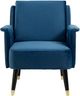 A & B Home Dougray Black/Blue Armchair -1