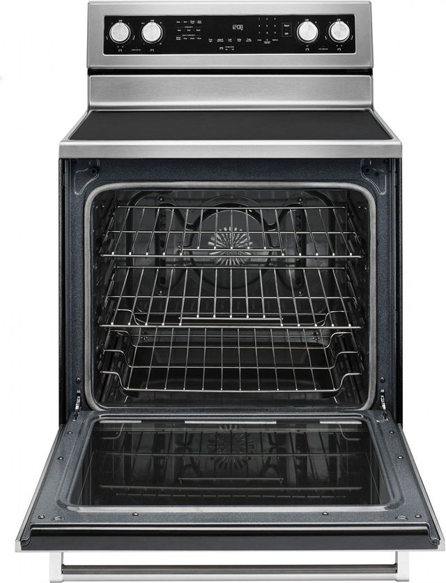 KitchenAid® 30" Stainless Steel Freestanding Electric Convection Range-1