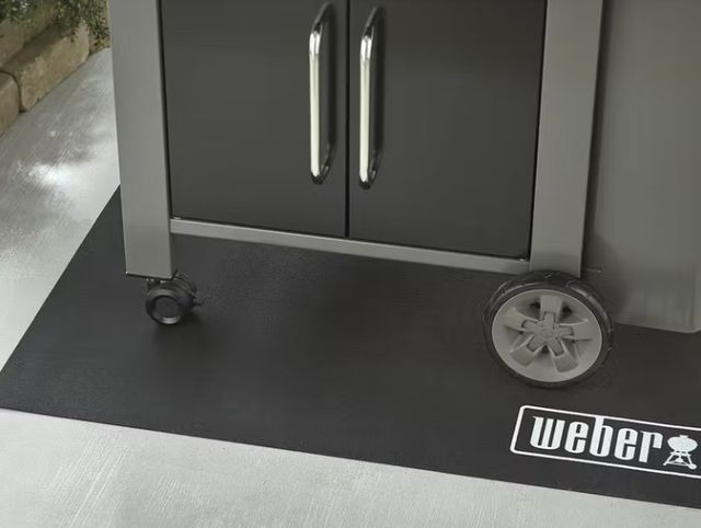 Weber® Black Floor Protection Mat-3