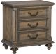Homelegance® Rachelle Weathered Pecan Nightstand-0
