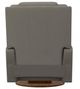 La-Z-Boy® Sparrow Dove Gray Leather Manual Swivel Gliding Recliner-4
