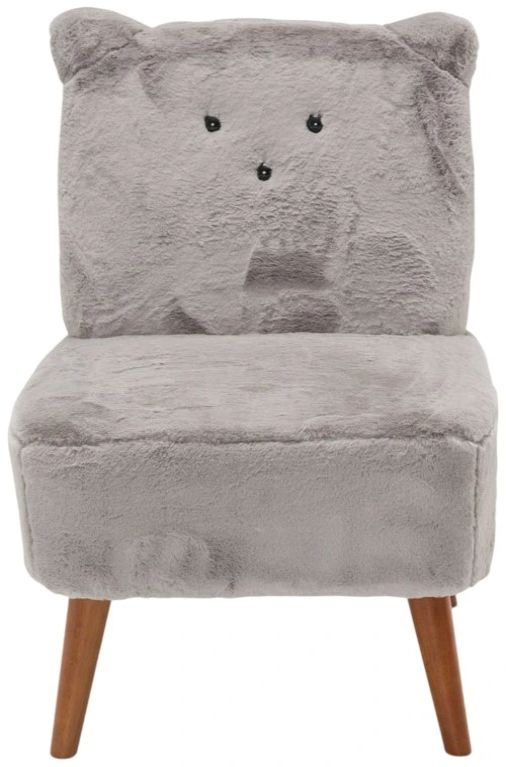 Michael Amini® A La Carte Gray/Capri Kitten Armless Chair-2