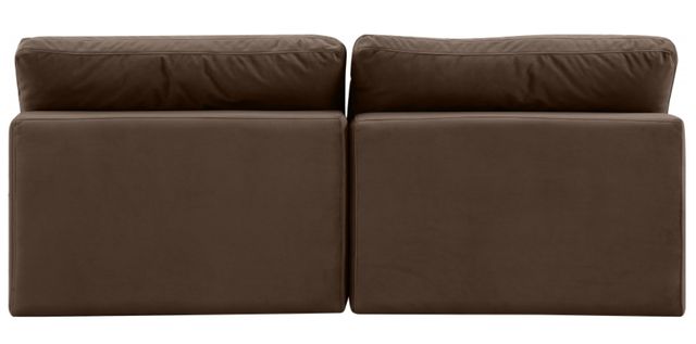 Meridian Furniture Comfy 2-Piece Brown Velvet Sofa-2