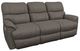 La-Z-Boy® Trouper Gray Leather Power Reclining Sofa with Headrest-0