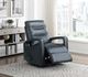 Homelegance® Camden Navy Blue Manual Swivel Glider Recliner-1