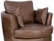 Luke Home Jodie Bomber Tan Swivel Chair-1