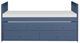 Homelegance® Nora Blue Twin/Twin Trundle Bed-2