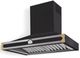 La Cornue CornuFé 90 AlberTine 36" Matte Black Wall Mounted Chimney Hood-1