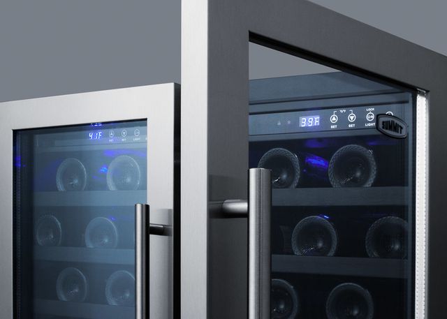 Summit® 30" Stainless Steel Wine Cooler-3