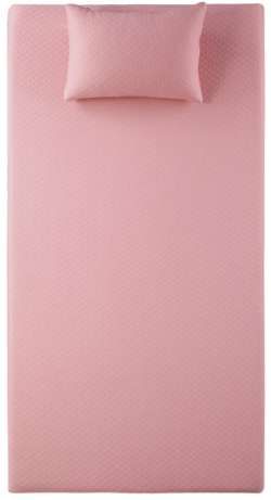 Homelegance® Leo Pink 7" Firm Gel Infused Memory Foam Box Top Twin Mattress and Pillow-2