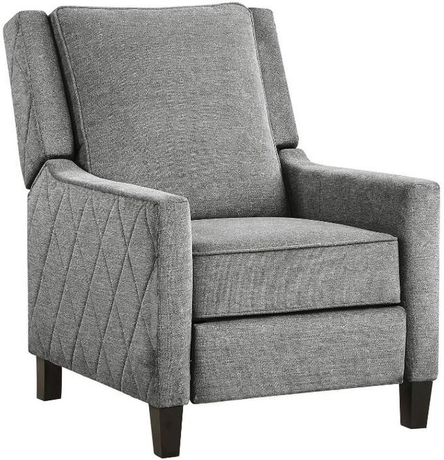 Mazin Furniture Banks II Gray Push-Back Reclining Chair-0