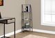 Monarch Specialties Inc. 48"H Darkk Taupe with Black Metal Bookcase-3