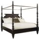 Tommy Bahama® Furniture Kingstown Sovereign Black Queen Poster Bed-0