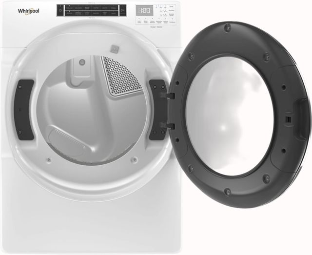 Whirlpool® 7.4 Cu. Ft. White Front Load Gas Dryer-1