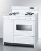 Summit® 36" White Pro Style Gas Range-2