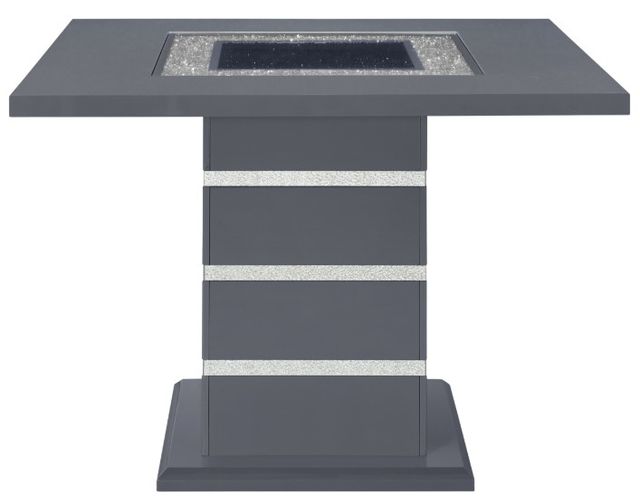 Global Furniture USA Monaco Dark Gray Bar Table-0