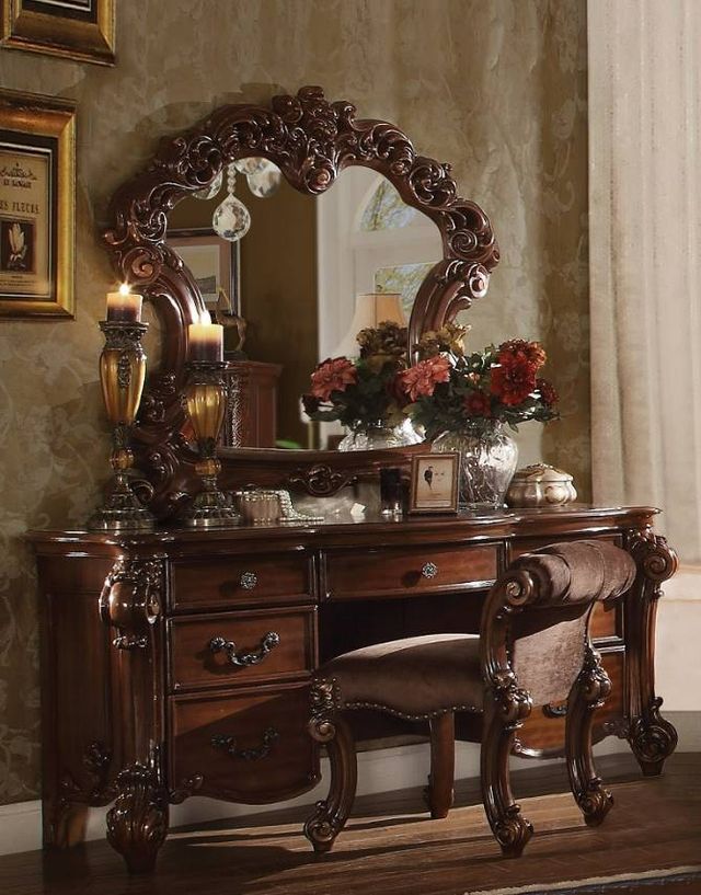 ACME Furniture Vendome Cherry Vanity Stool-2