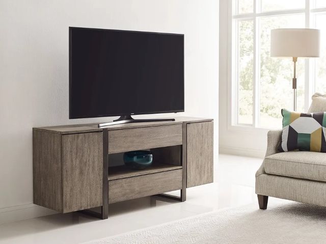 Hammary® Sandler Colt Gray Entertainment Console-1