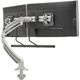 Chief® Kontour™ Silver K1D Dual Monitor Array Dynamic Desk Clamp Mount-0