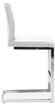 Mazin Furniture Shirelle White Counter Side Dining Chair-1