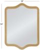 Basset Mirror Mahalia Gold Wall Mirror-2